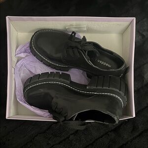 Madden Girl Black Platform Shoes